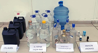MUĞLA’DA KAÇAK ALKOL OPERASYONU