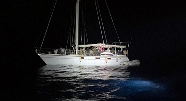 YELKENLİ TEKNEDE 87 DÜZENSİZ GÖÇMEN KURTARILDI