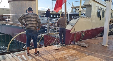 YÜZER DİSKO CATAMARAN İÇİN KURTARMA ÇALIŞMASI YAPILIYOR