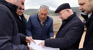 AKÇAOVA YENİ KENTSEL ALANDA ALT YAPI ÇALIŞMALARI BAŞLADI