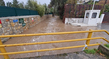 BODRUM’DA METREKAREYE 35 KİLOGRAM YAĞIŞ DÜŞTÜ