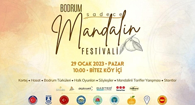 BODRUM’DA, “SADECE MANDALİN FESTİVALİ 2023” HAFTA SONU YAPILACAK