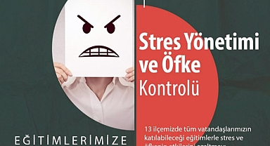 BÜYÜKŞEHİR’DEN STRES VE ÖFKE KONTROLÜ EĞİTİMİ