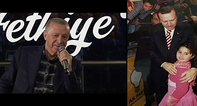 CUMHURBAŞKANI ERDOĞAN’A GENÇ KIZDAN 21 YILLIK FOTOĞRAF SÜRPRİZİ
