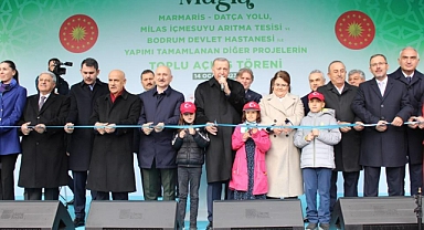 CUMHURBAŞKANI ERDOĞAN MUĞLA'DA 