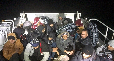 DATÇA’DA 20 DÜZENSİZ GÖÇMEN KURTARILDI