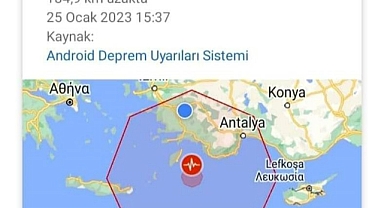 DEPREM UYARI SİSTEMİ, DEPREM DAKİKASINDA UYARI YAPTI