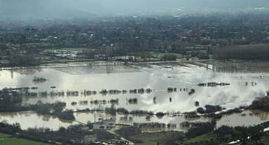KARABAĞLAR YAYLASI YAĞIŞLAR SONRASI GÖLE DÖNDÜ