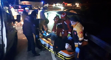 KAZADAN YARALI OLARAK KURTULAN SÜRÜCÜ HASTANEDE HAYATINI KAYBETTİ