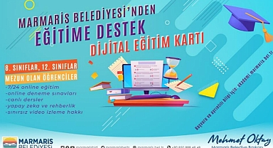 MARMARİS’TE ÖĞRENCİLERE DİJİTAL DERSHANE