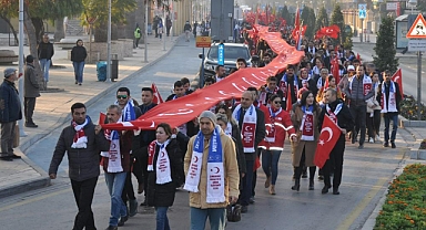 MİLAS, SARIKAMIŞ ŞEHİTLERİ İÇİN YÜRÜDÜ