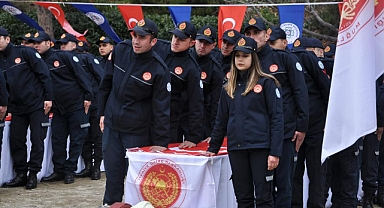 MUĞLA BÜYÜKŞEHİR BELEDİYESİ İTFAİYE ERLERİ YEMİN ETTİ