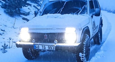 MUĞLA’DA KAR YAĞIŞI