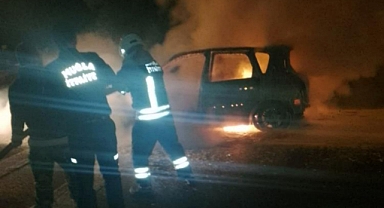 ULA’DA ARAÇ YANGINI