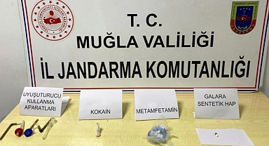 YOL KONTROLÜNDE UYUŞTURUCU YAKALANDI