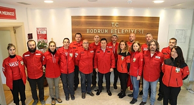 AKUT BODRUM'DAN BAŞKAN ARAS'A ZİYARET