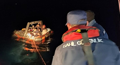 DATÇA VE MARMARİS’TE 42 DÜZENSİZ GÖÇMEN KURTARILDI