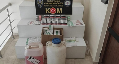 FETHİYE’DE SAHTE KREM ÜRETEN KİŞİ YAKALANDI