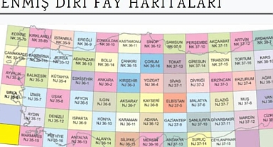MTA YENİLENMİŞ DİRİ FAY HARİTALARINI YAYINLADI