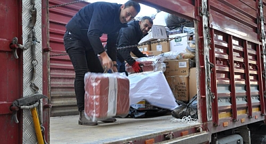 MUĞLA’DAN YARDIM TIRLARI YOLA ÇIKTI