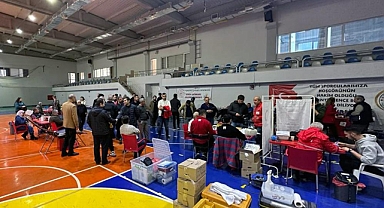 ORTACA’DA DEPREMZEDELER İÇİN KAN BAĞIŞI