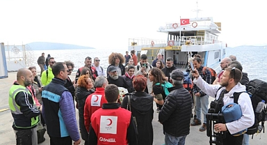 YUNANİSTAN'DAN BODRUM'A DAYANIŞMA ZİNCİRİ
