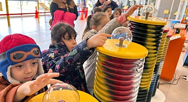 BİLİM HAFTASI’NDA BİLİM PARKINA ZİYARETÇİ AKINI