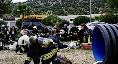 BÜYÜKŞEHİR’DEN BODRUM’DA GÖNÜLLÜ ATEŞ SAVAŞÇILARINA EĞİTİM