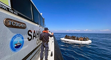 DALAMAN’DA 38 DÜZENSİZ GÖÇMEN KURTARILDI