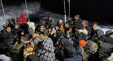 DATÇA’DA 59 DÜZENSİZ GÖÇMEN KURTARDI