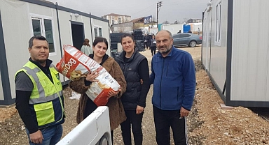 DEPREMZEDELER İÇİN İHTİYACA GÖRE ALANLAR OLUŞTURULUYOR