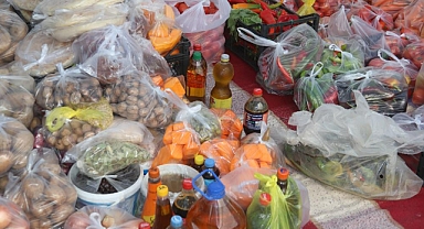 FETHİYE’DE 'ASKIDA SEBZE VE MEYVE' İLE DEPREMZEDELERE YARDIM EDİLECEK