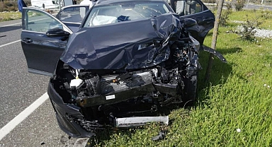 KIZILAĞAÇ KAVŞAĞINDA KAZA: 4 YARALI
