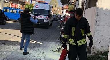 KÖYCEĞİZ’DE ALEV ALAN AKÜ BİR KİŞİYİ YARALADI