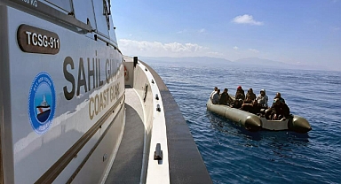 MARMARİS’TE 16 DÜZENSİZ GÖÇMEN KURTARILDI