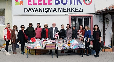 MENTEŞELİ KADINLAR DEPREMZEDE ÇOCUKLAR İÇİN ÖRDÜ