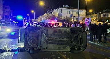 ÖNCE ÇARPTI, SONRA KAÇTI: 1 YARALI