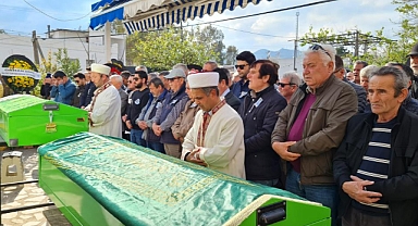 BODRUM’DA AİLE İÇİ KAVGADA ÖLEN ANNE VE OĞLU TOPRAĞA VERİLDİ