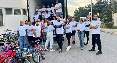 BODRUM’DAN HATAY’A UÇURTMA VE BİSİKLET GÖNDERİLDİ