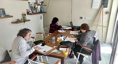 BODRUM TURGUTREİS YAŞAM MERKEZİNDE ATÖLYE ÇALIŞMALARI BAŞLADI