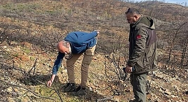 DATÇA’DAKİ YANGIN SAHASINDA İNCELEMELERDE BULUNULDU
