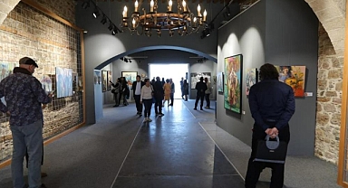 “DÖRT SANATÇI DÖRT İZLENİM” SERGİSİ AÇILDI