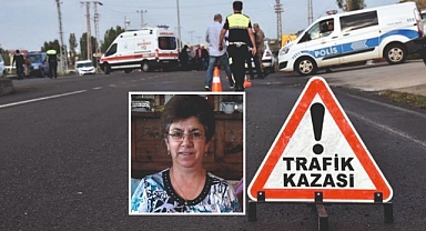 KARŞIDAN KARŞIYA GEÇEN KADINA OTOMOBİL ÇARPTI