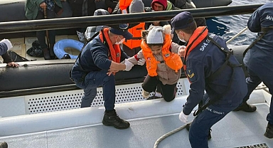 MARMARİS’TE 14 DÜZENSİZ GÖÇMEN KURTARILDI