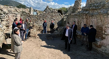 MENTEŞE BEYLİĞİNİN İLİM MERKEZİNDE ARKEOLOJİK ÇALIMALAR SÜRÜYOR