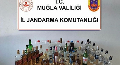 MUĞLA’DA KAÇAK İÇKİ OPERASYONU: 3 GÖZALTI