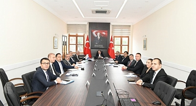 MUĞLA'DA VALİ TAVLI BAŞKANLIĞINDA SEÇİM GÜVENLİĞİ TOPLANTISI YAPILDI