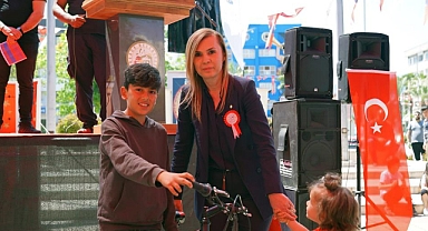 ORTACA’DA 136 ÇOCUĞA BİSİKLET