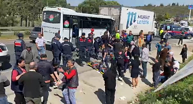 KORKUNÇ KAZA 36 YARALI VAR