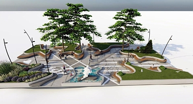 MENTEŞE PAZAR YERİ GİRİŞİ MEYDANI YENİLENİYOR